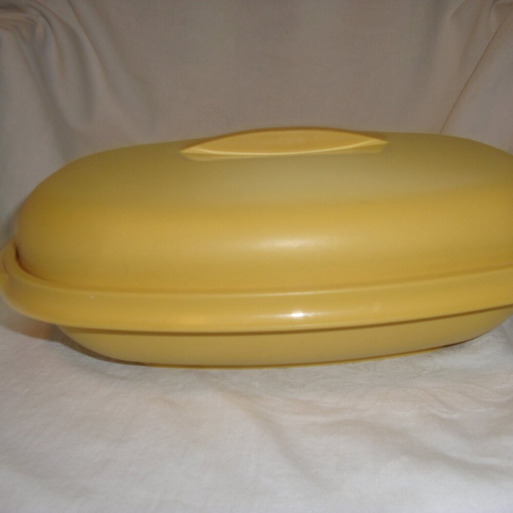 Tupperware Harvest Gold 3 pc Vegetable Steamer VGUC